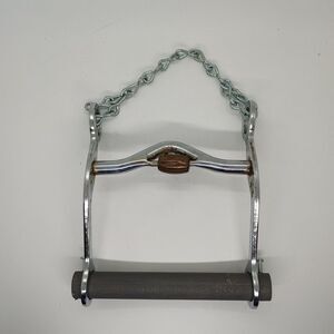 Horse Curb Bit  Towel Toilet Paper Holder Cabin Rustic Barn Farmhouse Decor